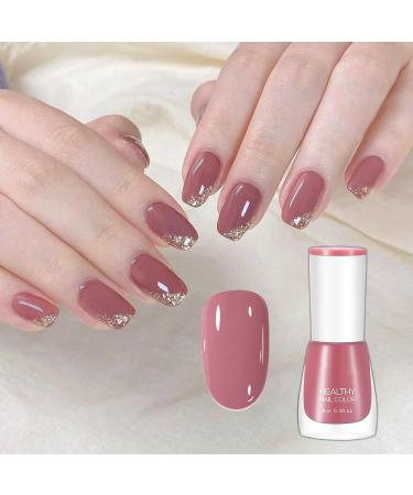 Nude Pink Nail Varnish Long Lasting Quick Dry Nail Polish Breathable Nail Polish No Need Cure Chip-resistant Nail Varnish DIY at Home Manicure Gift for Women & Girls - Buy Online on GoSupps.com