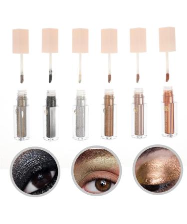 DRESSOOS Make Up Accessories 6pcs Eye Shadow Set Glitter Outfit Eye Glitter Korean Eye Makeup Accessories Cosmetic Miss Shimmer 1 count (Pack of 1) As Shown - Buy Online on GoSupps.com
