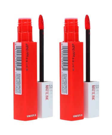 Maybelline SuperStay Matte Ink Liquid Lipstick 320 - Pack of 2 - Buy Online on GoSupps.com