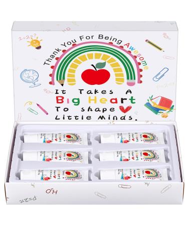 6 Pcs Teachers Day Gifts Travel Size Sunscreen Spf 30 Mini 1oz Travel Water Resistant Sunscreen Lotion Gifts for Teacher Teachers' Day