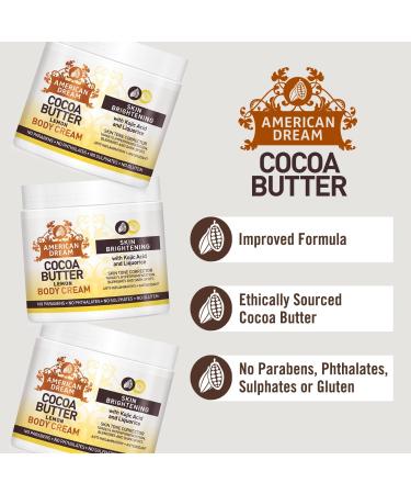  American Dream American Dream Lemon Cocoa Butter Cream for Skin Lightening and Bleaching 453g - Buy Online on GoSupps.com