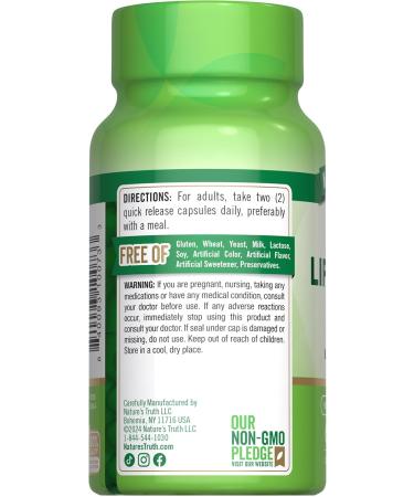 Buy Nature's Truth Alpha Lipoic Acid 600mg with Biotin | Non-GMO & Gluten Free Supplement | 60 Capsules - International Shipping Available - Buy Online on GoSupps.com