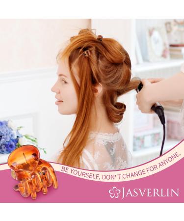 JASVERLIN Small Brown Hair Claw Clips - 50 pcs Strong Grip Mini Hair Clip for Women, Girls, Kids - Pain-Free 90s Accessories for Thin Fine Hair Styling - Buy Online on GoSupps.com