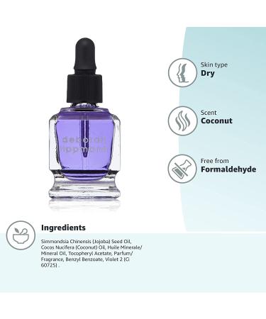 Deborah Lippmann Cuticle Therapy | Intensive Treatment for Proper Cuticle Care | No Soaking, Peeling, Nipping | Cuticle Oil - Buy Online on GoSupps.com