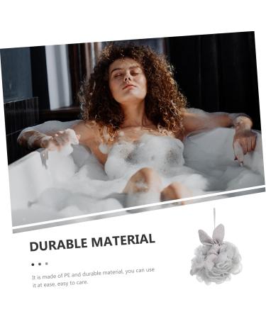 Healeved Bath Mesh Sponge Portable Bathing Balls Bunny Bath Loofah Body Scrubber Loofah Shower Pouf Sponge Body Wash Sponge Bath Shower Wishing Rabbit Pe Child Household Pink - Buy Online on GoSupps.com