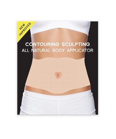 All Natural Contouring Body Applicator Tummy Sculpting Wrap for Definition – Easy to Use New and Improved Body Applicator Wrap (6 WRAPS) 20.5x6.7 Inch (Pack of 6)