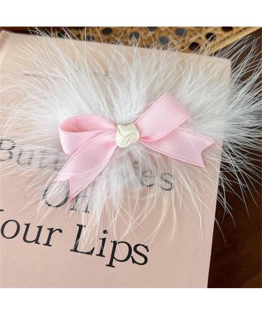 PLCPDM Hair Clip Bangs Clip Sweet Girls Duckbill Clip Headdress Hair Accessories Bow Hairpin Blue - Buy Online on GoSupps.com