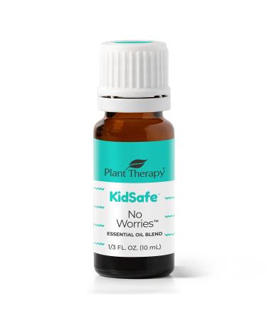 Plant Therapy KidSafe No Worries Essential Oil Blend 10 mL (1/3 oz) 100% Pure Undiluted Therapeutic Grade