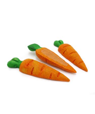 Rosewood Boredom Breaker Treat 'N' Gnaw Carrots Rabbit Treats & Small Animal Treats 3 Pieces Carrots 3 Count (Pack of 1) - Buy Online on GoSupps.com