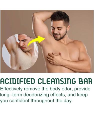  G n rique Acidified Body Cleansing Bar Moisturizing & Soothing Gentle Cleanser Soap Body Bar for Sweating Underarm Odor Body Bathing Fresh & Long-Lasting (1) - Buy Online on GoSupps.com