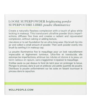 Well People Loose Superpowder Brightening Powder - Vegan Translucent Finishing Powder for Radiant Skin | Smooths & Enhances | International Shipping Available - Buy Online on GoSupps.com
