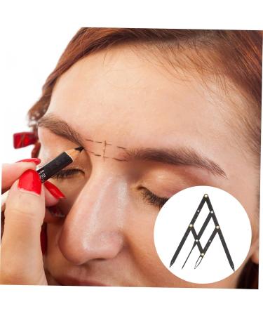 Ipetboom 7 Pcs Second Generation Scale Makeup Caliper Makeup Kits Eyebrow Measuring Rulers Makeup Tools Metal 25x5x0.6cmx7pcs Blackx7pcs - Buy Online on GoSupps.com