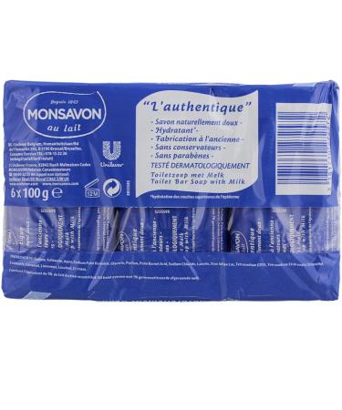 Monsavon Authentic Soap 6 x (4 x 100g) 24 Soaps - Buy Online on GoSupps.com