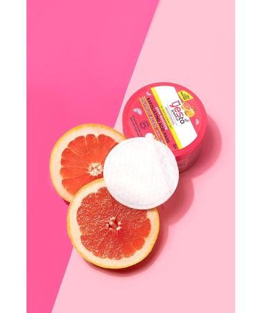 Yes To Grapefruit Weekly Acid Pads | Brightening Exfoliating Treatment for Glowing Skin | Improves Tone & Texture with Antioxidants AHAs & BHAs | Natural Vegan Cruelty-Free | 12-Count - Buy Online on GoSupps.com