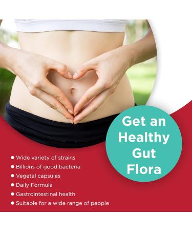 Laboratoire Suisse Probiotic 20 Billion -Healthy Gut Flora - 70 Vegetal Capsules 70 count (Pack of 1) - Buy Online on GoSupps.com