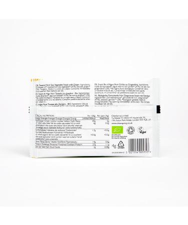 Clearspring Organic Seaveg Crispies (1 Ginger) Ginger 1 g (Pack of 1) - Buy Online on GoSupps.com