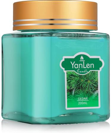 Coconut Wax Scented Candle 12oz - Large Jar 60+ Hour Burn Time | Holiday Gifts (Balsam & Cedar) - International Shipping Available - Buy Online on GoSupps.com