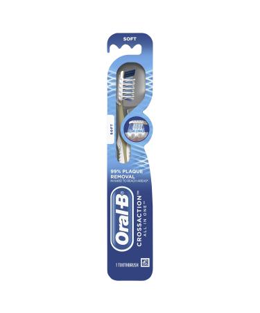 Oral-B CrossAction All In One Manual Toothbrush Soft 1 count
