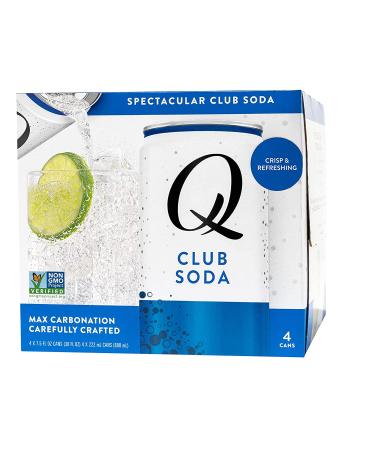 Q Mixers Club Soda Premium Cocktail Mixer 7.5 oz (12 Pack) - Buy Online on GoSupps.com