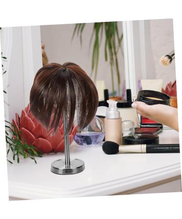 MAGICLULU Piece Wig Synthetic Mini Claw Clips for Hair Human Hair Extensions Hair Extensions Topper Curly Bangs Hair Clip Fringe Hair Toppers Ponytail Invisible Chemical Fiber Middle Aged 13.50X13.50X4.00CM As Shown - Buy Online on GoSupps.com