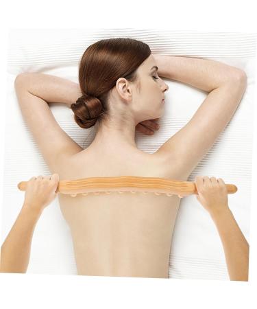 Partykindom 3-Stick Roll Rod with 20 Balls - Trigger Point Leg Massage & Gua Sha Tools for Sore Muscles - Multifunctional Wood Body Massage Stick for Fitness - Buy Online on GoSupps.com