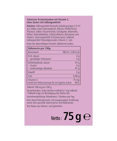 Buy Ricola Alps Sage Candies - 75g Original Swiss Herbal Treats with 13 Alpine Herbs & Sugar-Free | International Shipping Available - Buy Online on GoSupps.com