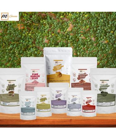 mGanna 100% Natural Brazilian Yellow Clay Powder 0.22 lbs/ 100 g for Anti-Ageing & Skin firming Creams and Soap Making - Buy Online on GoSupps.com
