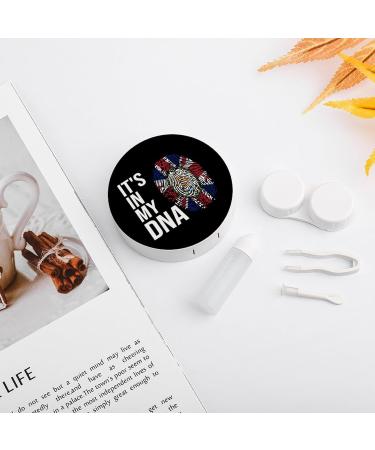 Anguilla Flag Contact Lens Case Portable Travel Case with Mirror | It's in My DNA - Buy Online on GoSupps.com