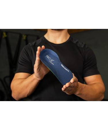PRO 11 WELLBEING 3/4 Insoles for Plantar Fasciitis and Over-Pronation - Size 3/4.5 UK (Green) - Buy Online on GoSupps.com