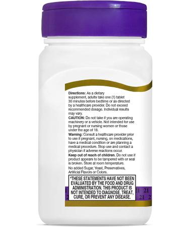 21st Century Melatonin 3 mg - 200 Tablets for Better Sleep & Relaxation - Buy Online on GoSupps.com