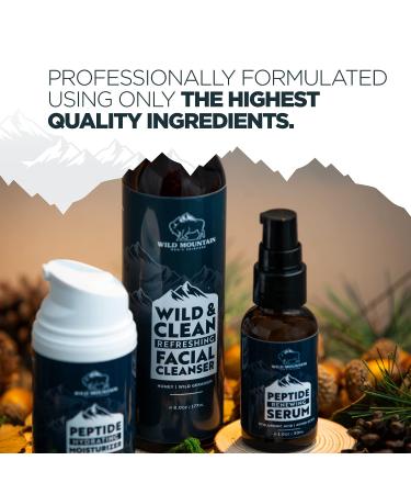 Men's Facial Care Kit: Skincare Set with Serum, Cleanser, and Moisturizer - Buy Online on GoSupps.com