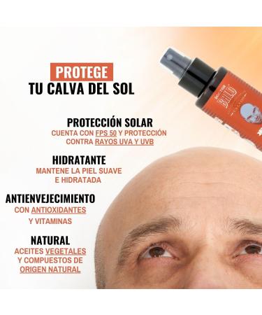  Doctor Bald Complete sun protection - Sunscreen + after-sun spray SPF 50 lightweight dry touch and matte finish fast absorption prevents staining - 300 ml - Buy Online on GoSupps.com