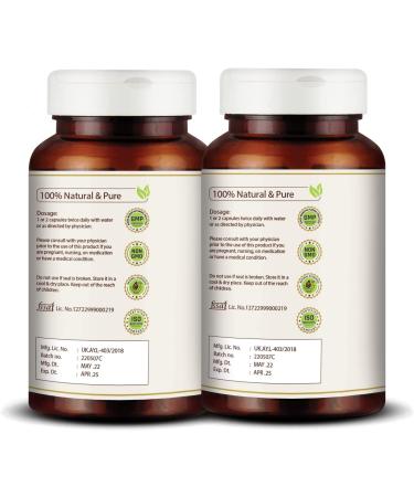 VEDIKROOTS Immunity Enhancer Kit Neem 60 Capsules + Giloy 60 Capsules - Buy Online on GoSupps.com