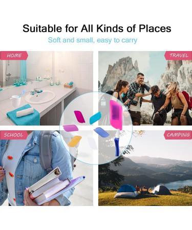 V-TOP Silicone Toothbrush Case Covers 6 Pack - Ideal for Home and Outdoor Use - Assorted Colors - Buy Online on GoSupps.com