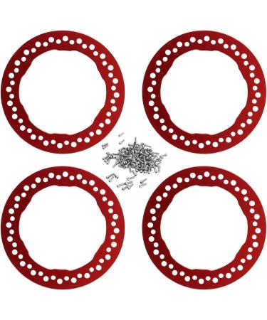 Alomejor 1.9 Aluminum Alloy Beadlock Rings - 4 Piece Red Replacement for Easy Installation & Repair - Buy Online on GoSupps.com