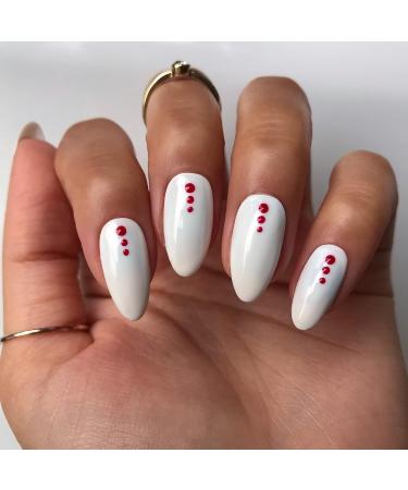 Mylee Gel Nail Polish Duo Set - Sweetheart White Red 2x10ml | UV/LED Soak-Off, Long Lasting & Easy to Apply | For Salon & Home - Buy Online on GoSupps.com