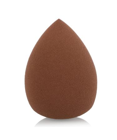 Makeup Sponge 1Pc Cosmetic Puff Powder Puff Smooth Women's Makeup Foundation Sponge Beauty To Make Up Tools & Accessories Water-drop Shape Makeup Sponge Holder(Water-drop Coffee)