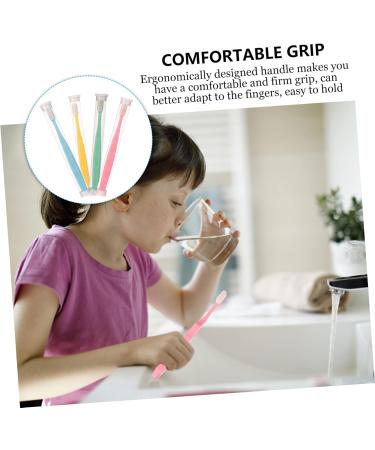 4-Piece Wangan Hair Toothbrush Set - Children's Oral Hygiene & Gum Care | Deep Cleaning Toothbrushes - Buy Online on GoSupps.com
