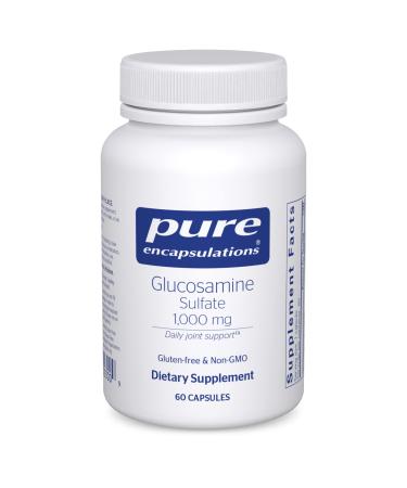 Pure Encapsulations Glucosamine Sulfate 1,000 mg | Supplement for Joint Support and Mobility, Cartilage Health, and Connective Tissue* | 60 Capsules 60 Count (Pack of 1)