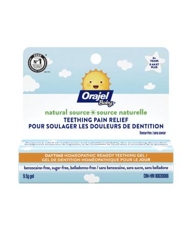 Orajel Natural Source Homeopathic Baby Teething Pain Relief Medicine Gel 9.5g