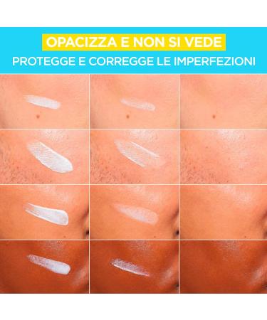 Garnier PureActive Anti-Imperfections Anti-UV Daily Mattifying Face Fluid with BHA and Niacinamide SPF 50+ Very High Protection - 2 Bottles of 40ml - Buy Online on GoSupps.com