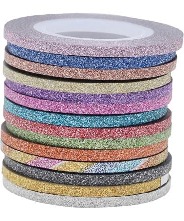 3 Rolls(One roll per size) Monochrome Scrub Nail Art Striping Tape Lines Width 1/2/3mm-Striping Tape for Nail Art-Nail Striping Tape Foil-Nail Striping Tape Thick-Nail Striping Tape with Dispenser-Self-Adhesive DIY Nail Art Tape 14 - Buy Online on GoSupps.com