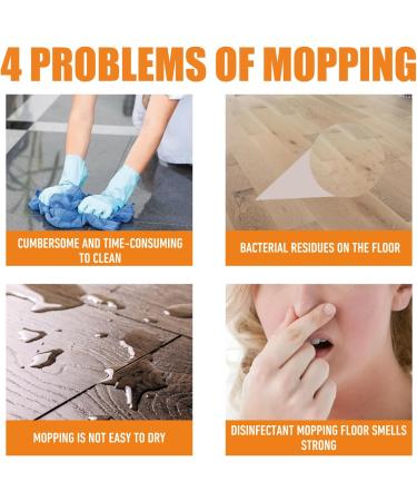 Jue-Fish Floor Cleaner Momeng Floor Cleaner Orange Multi-Purpose Powerful Decontamination Floor Cleaner Concentrate (2pcs) - Buy Online on GoSupps.com