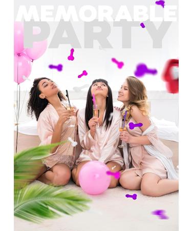 Party Pecker Straws 15pcs Adult Penis Shaped Confetti Pack Peni Party Hen Naughty Straws Plastic Dick Straws Party Penis Straws Funny Adult Plastic Dick Straws Willy Straws - Buy Online on GoSupps.com