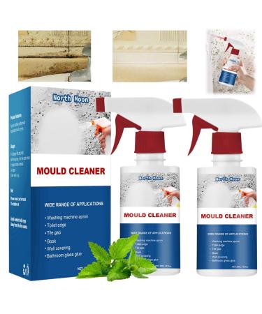 2PCS Mildew Cleaner Foam Mold and Mildew Remover Spray Effective Mould Remover Spray Multi-Purpose Foam Cleaner Bathroom Mould Remover Spray Mould Prevention Spray Mould Removers Black Mould Spray