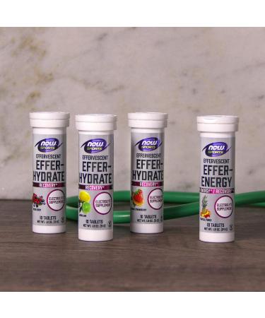 Now Foods Effer-Energy Tropical Punch - 10 Tablets - Boost Energy & Endurance - Buy Online on GoSupps.com