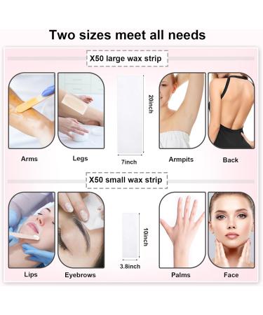 Wax Strips Kit 250pcs - Body & Facial Hair Removal for Men & Women - Buy Online on GoSupps.com