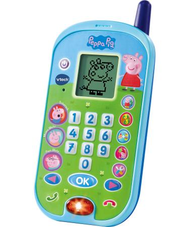 VTech Peppa's Learning Phone - With the original voices from the Peppa Pig series and exciting learning games - For children aged 2-5 - Buy Online on GoSupps.com