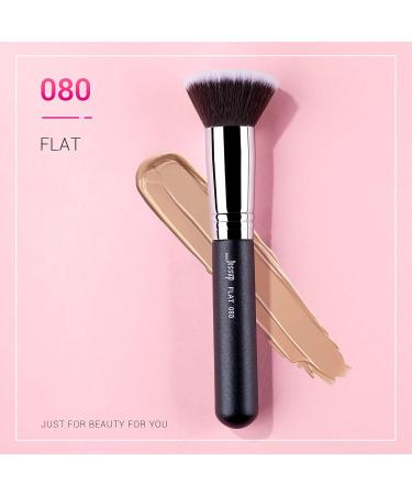 Jessup Kabuki Foundation Brush - Professional Synthetic Makeup Brush for Flawless Application - Black B069-080 - Buy Online on GoSupps.com