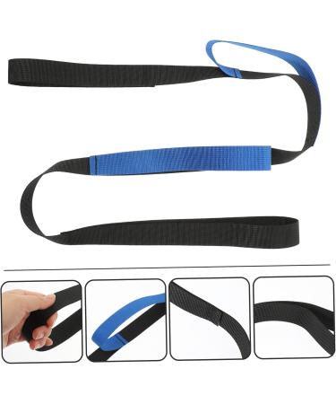 Leg Lift Training Belt | Versatile Leg Lifter Strap for Elderly & Post-Knee Surgery | Exercise Aid in Blue 104x2.6CM - International Shipping Available - Buy Online on GoSupps.com